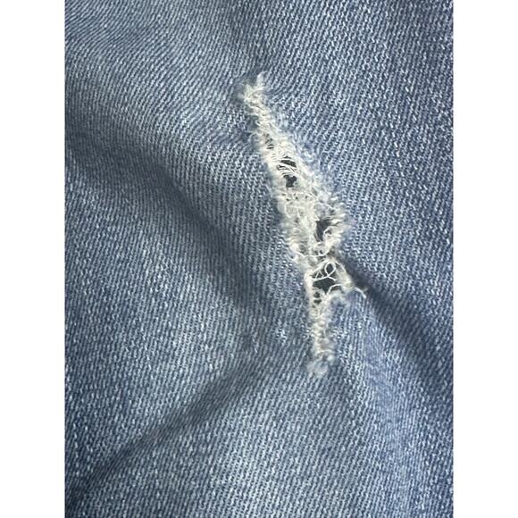 Madewell 10 Inch High-Rise Skinny Button Fly Slight Distress Denim Jean Size 26 - Picture 5 of 12